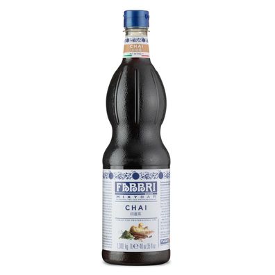 FABBRI Mixybar Chai Sirup 1L für Chai-Eiskaffe-Latte Cocktails Drinks