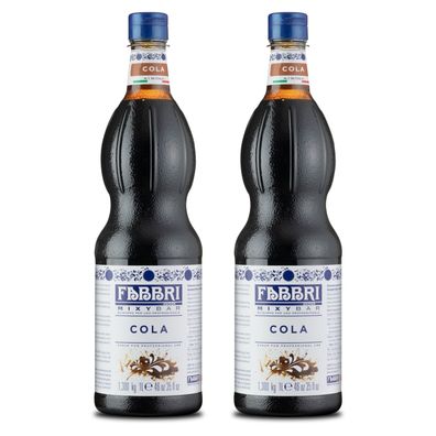 FABBRI Mixybar COLA KOLA 2x1L PET Sirup für Cocktails Soft-Drinks Slush