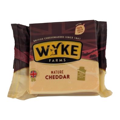 reifer Cremiger Cheddar Käse Weiß mature cheddar 6 Monate gereift 200g