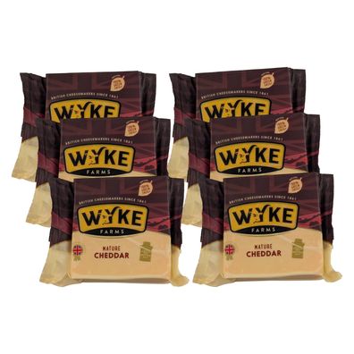 reifer Cremiger Cheddar Käse Weiß mature cheddar 6 Monate gereift 6x200g