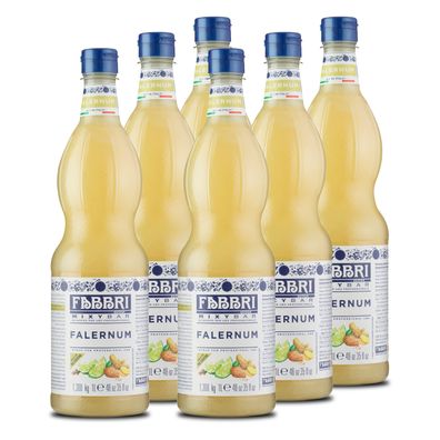 FABBRI Mixybar Falernum Sirup 6x1L für Falernum-Rum-Cocktails-Drinks