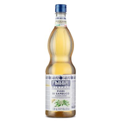 FABBRI Mixybar Holundernblüten Sirup 1L für Hugo Spritz Schorle Eistee