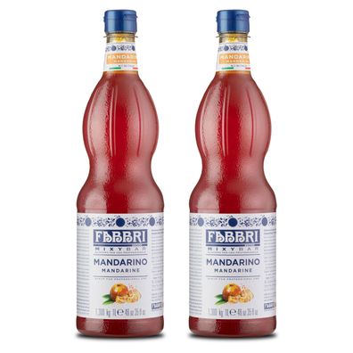 FABBRI Mixybar Mandarine Sirup 2x1L für Mandarinen-Saft-Granitas-Drinks