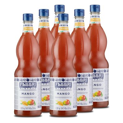FABBRI Mixybar Melone Sirup 6x1L für Melonen-Saft-Granita Mocktail Tee