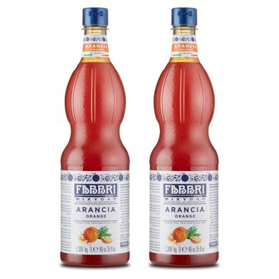 FABBRI Mixybar Orangensirup 2x1L PET Orangen-Fruchtsirup-Getränkesirup