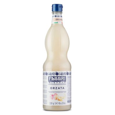 FABBRI Mixybar Orzata Orgeat Sirup 1L für Tee Kaffee Mai-Tai Cocktails