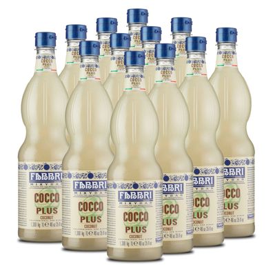 FABBRI Mixybar Plus Kokosnuss-Kokos-Sirup 12x1L für Smoothie Saft
