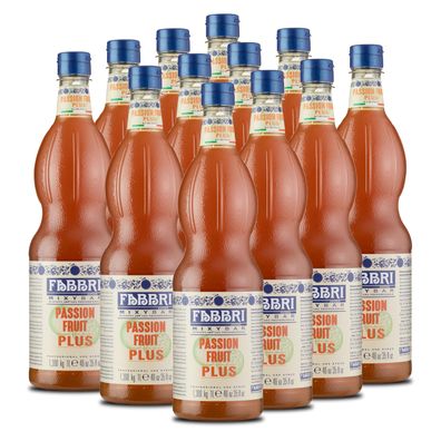 FABBRI Mixybar Plus Passionsfruit Maracuja Sirup 12x1L für Saft Cocktail