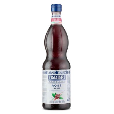 FABBRI Mixybar Rosenblüten Sirup 1L für Prosseco Schorle Tee Rosenwasser