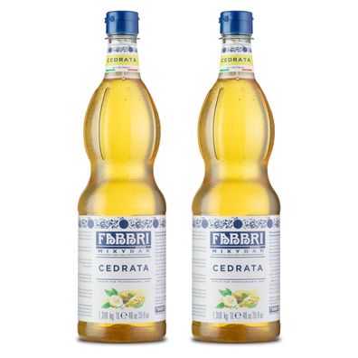 FABBRI Mixybar Zitronat-Zitronen-Sirup Cedrata 2x1L PET Fruchtsirup
