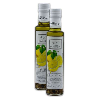 Zitronen-Öl 2x250ml Premium Speiseöl TERRE Francescane aus Italien