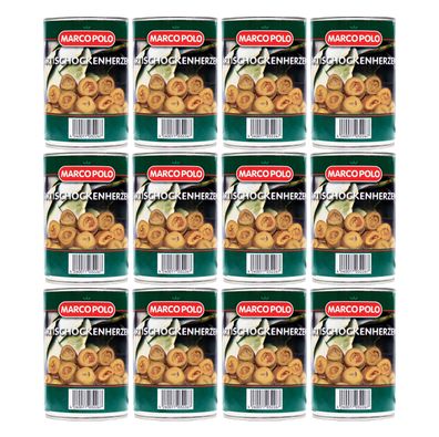 Artischocken-herzen eingelegt Dose-Konserve 12x Füllm 390g ATG 240g