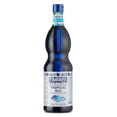 FABBRI Mixybar Tropical-blu Sirup 1L Sirup-Mix für Gin Rum Likör Cocktail