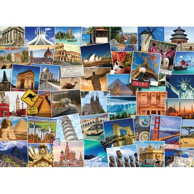 Eurographics Puzzle Globetrotter - die ganze Welt 1000 Teile