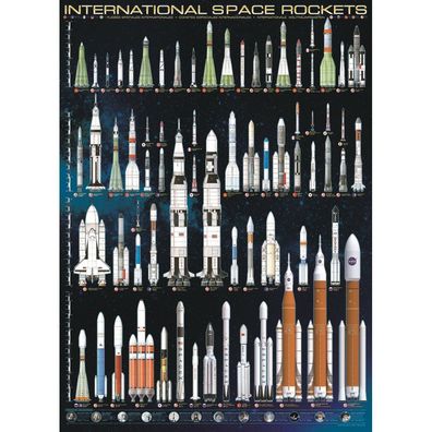 Eurographics Internationales Weltraumraketen-Puzzle 1000 Teile