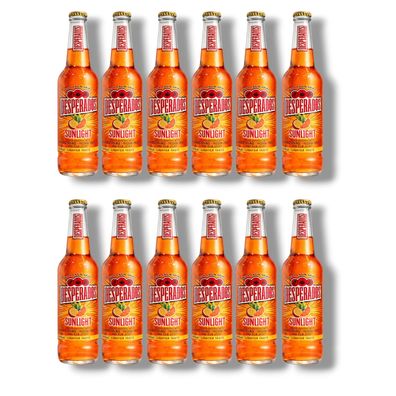 Desperados Sunlight 12 x 0,4l - Red Orange Passion Fruit 4,5