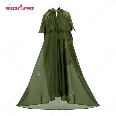 Elf Prinzessin Cosplay Kostém Kleid Outfit Set Halloween Karneval
