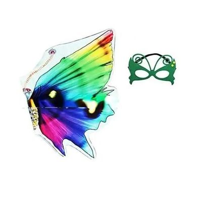 Schmetterling Cosplay Kostém Kleid Outfit Set Halloween Karneval