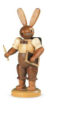 Osterfigur Hasenschuljunge natur klein Höhe 11cm NEU Osterdeko Osterhasenfigur