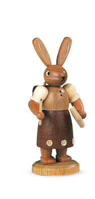 Osterfigur Hasenschulmädchen natur klein Höhe 11cm NEU Osterdeko Osterhasenfigur