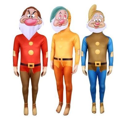 Zwerg Cosplay Kostém Outfit Set Halloween Karneval