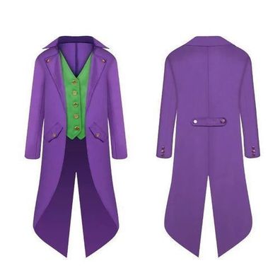 Clown Cosplay Kostém Mantel Outfit Set Halloween Karneval