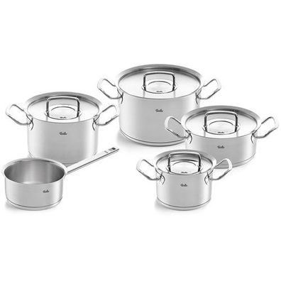Fissler Original-Profi Collection® 5-teiliges Topfset mit Stielkasserolle 084-128