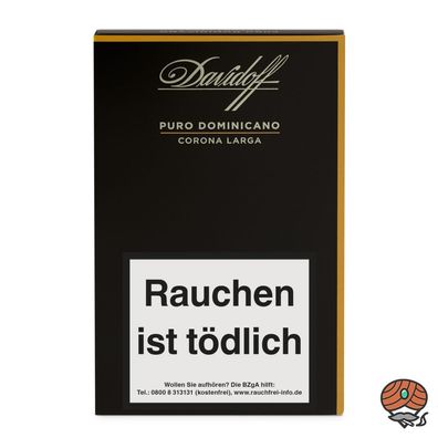 Davidoff Puro Dominicano Corona Larga Zigarren 5er Schachtel