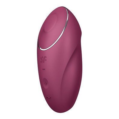 Roter Satisfyer Tap & Climax 1: Aufsatzvibrator mit innovativer Klopftechnologie