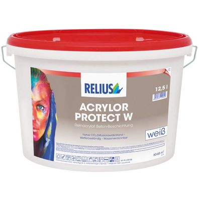 12,5 Liter Acrylor Protect W weiß Betonoberflächenschutz