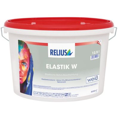 12,5 Liter Elastik W weiß Betonbeschichtung
