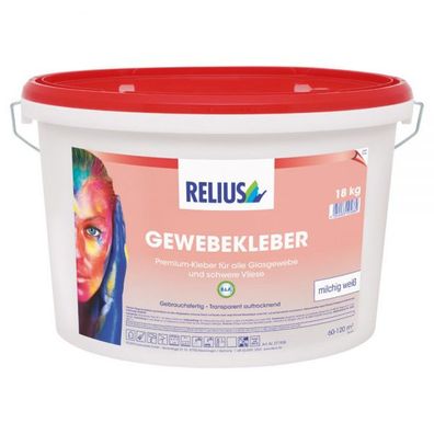 Relius Gewebekleber transparent 18 kg