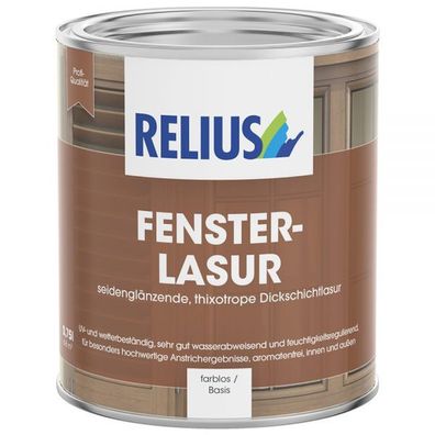 Relius Fensterlasur Holzlasur farblos Basis T
