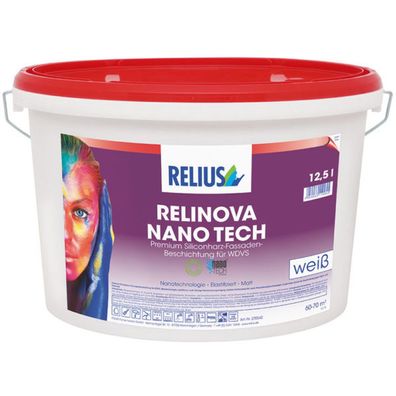 Relius Relinova NanoTech Fassadenfarbe weiß