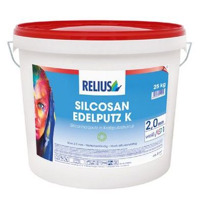 25 kg Silcosan Edelputz K Außenputz weiß Basis 1