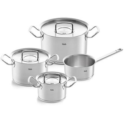 Fissler Original-Profi Collection® 4-teiliges Set aus Kochtöpfen und Stielkasserol