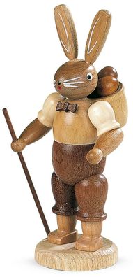 Osterfigur Hasenmann natur klein Höhe 11cm NEU Osterdeko Osterhasenfigur Ostern