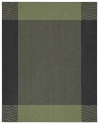 Plaid / Decke Plaid Frame green 150 x 200cm