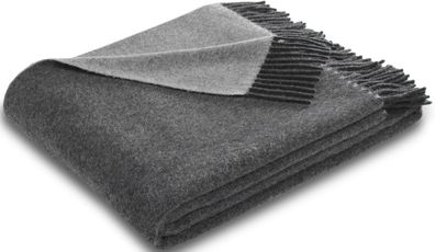 Plaid / Decke Plaid anthracite-grey 130 x 170cm