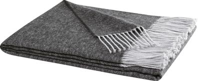 Plaid / Decke Plaid anthracite 130 x 170cm