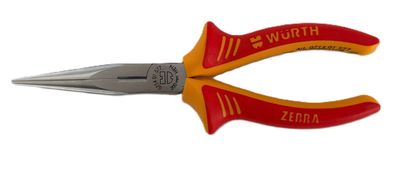 VDE-Flachrundzange 200 mm - DIN ISO 5745 / IEC 60900 | 2-K Elektrikerzange bis 1000 V