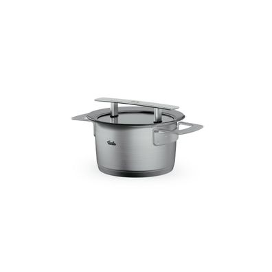 Fissler Phi Collection Kochtopf mit Glasdeckel 24 cm 016-113-24-000/0 4009209393391