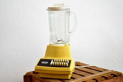 Waring Nova 1 Standmixer Mixer Antik Vintage Alt 70er Gelb Glas Mid Century Loft