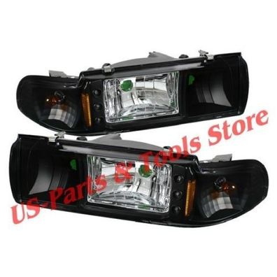 Chevrolet Caprice Impala Klarglas Scheinwerfer schwarz LED 91 - 96 1996 1991