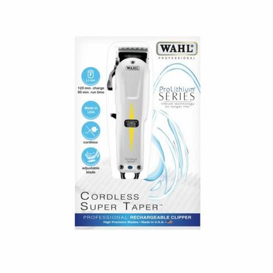 Wahl Super Taper Powerful Heavy Duty Cordless Clipper 08591