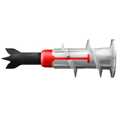 fischer GipskartondÃ #188; el Duoblade (hellgrau/rot, 40 StÃ #188; k)