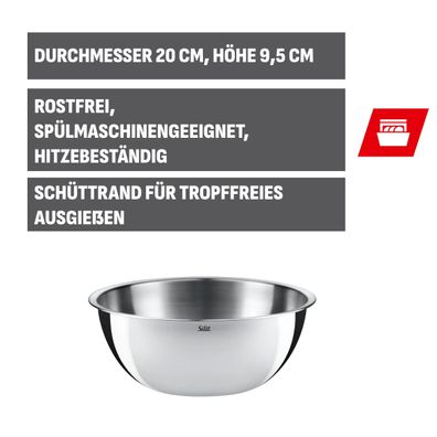 Silit Küchenschüssel, 20 cm 3201003883 4004633252146