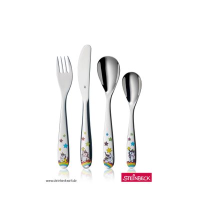 WMF Kinderbesteck-Set Einhorn, 4-teilig 3201005806 4000530700636
