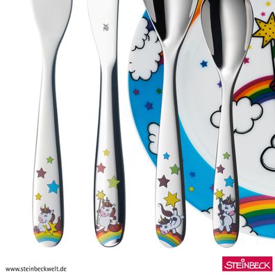 WMF Kindergeschirr-Set Einhorn, 6-teilig 3201005807 4000530700643