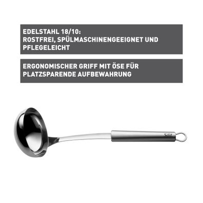 Silit Classic Line Portionsschöpfer, 30 cm 3201010495 4004633302650